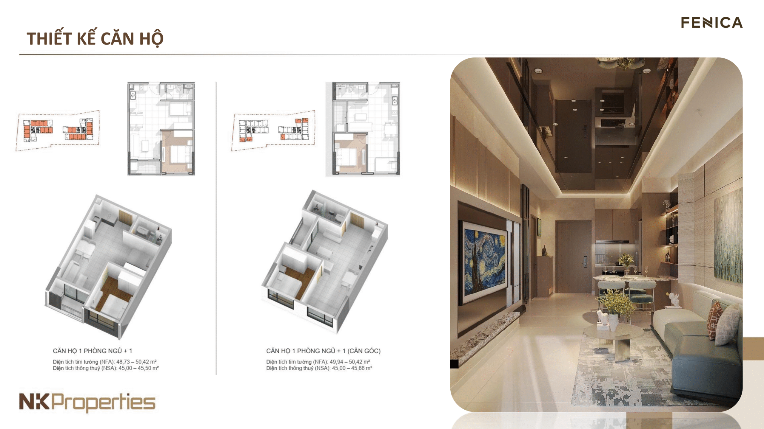 Mặt bằng căn hộ dự án Fenica