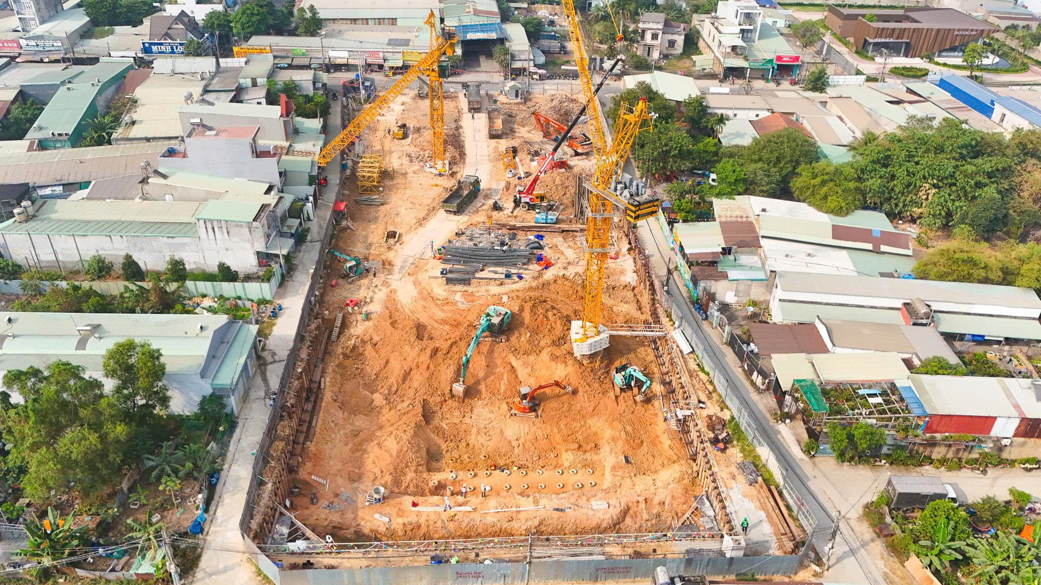 z7446417321450 dca2634baefd459257b649df2ec7a8d2 Tiến độ xây dựng dự án Fenica tháng 1/2026