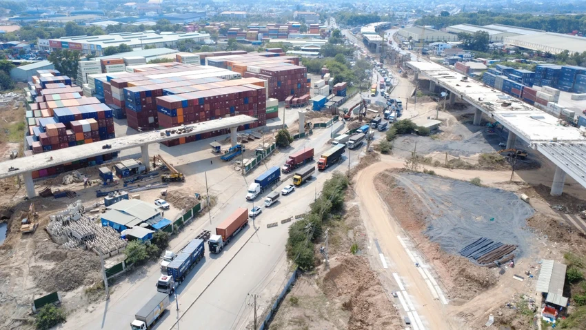 Tang toc thi cong nut giao Tan Van muc tieu hoan thanh vao thang 6 2026 6 Tăng tốc thi công nút giao Tân Vạn, mục tiêu hoàn thành vào tháng 6-2026