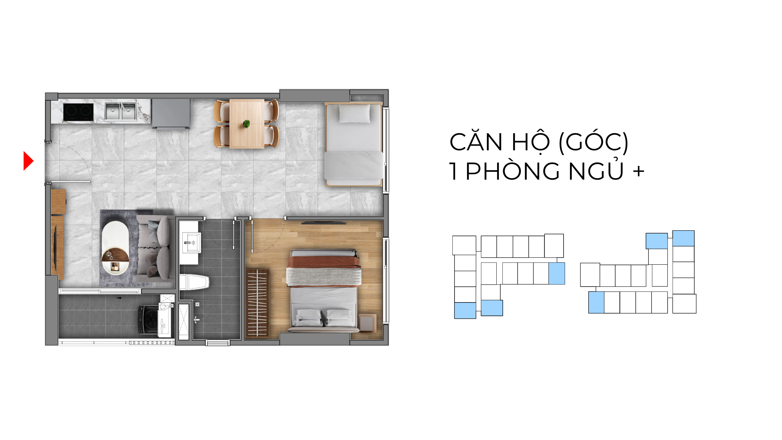 Mặt bằng căn hộ dự án Fenica