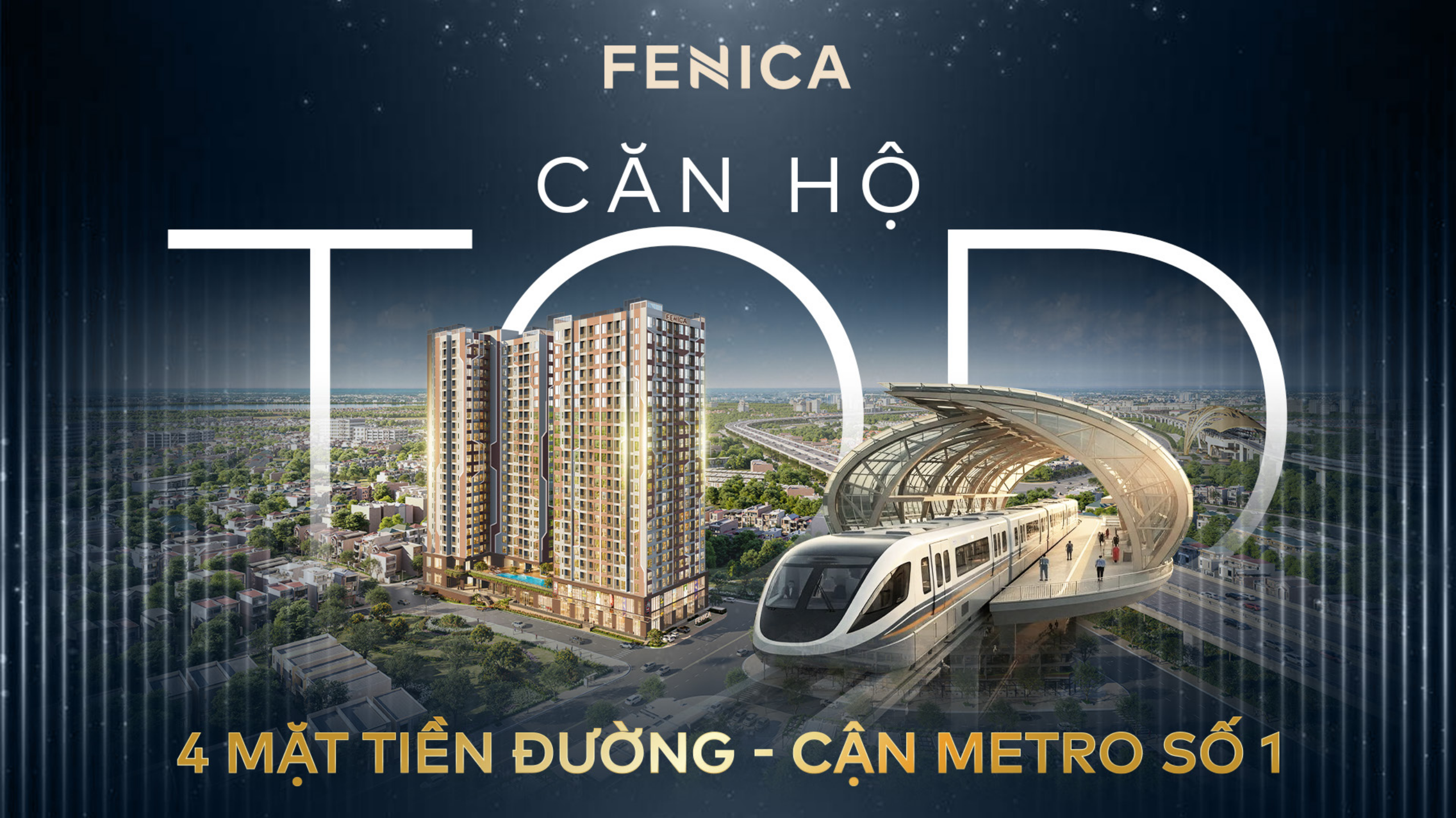Căn hộ TOD: Xu hướng sống mới được thế hệ trẻ săn đón 3 Fenica - Dự án căn hộ TOD 4 mặt tiền đường, cận metro số 1 chỉ với 1,79 tỷ đồng