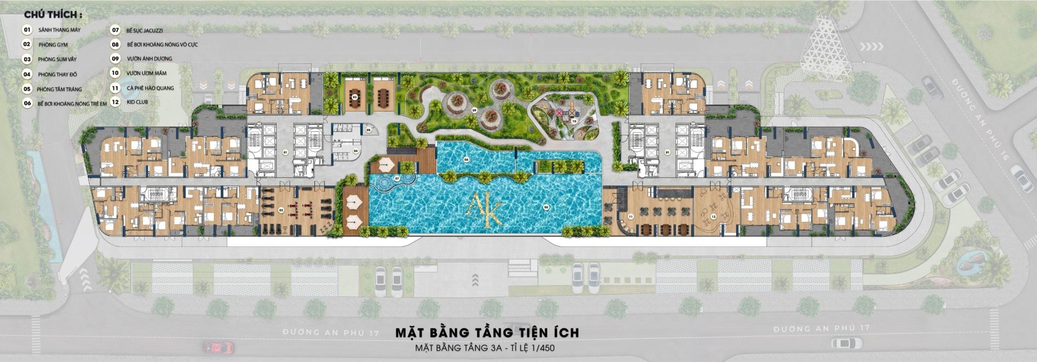 MB TANG 3A Căn Hộ A&K Tower