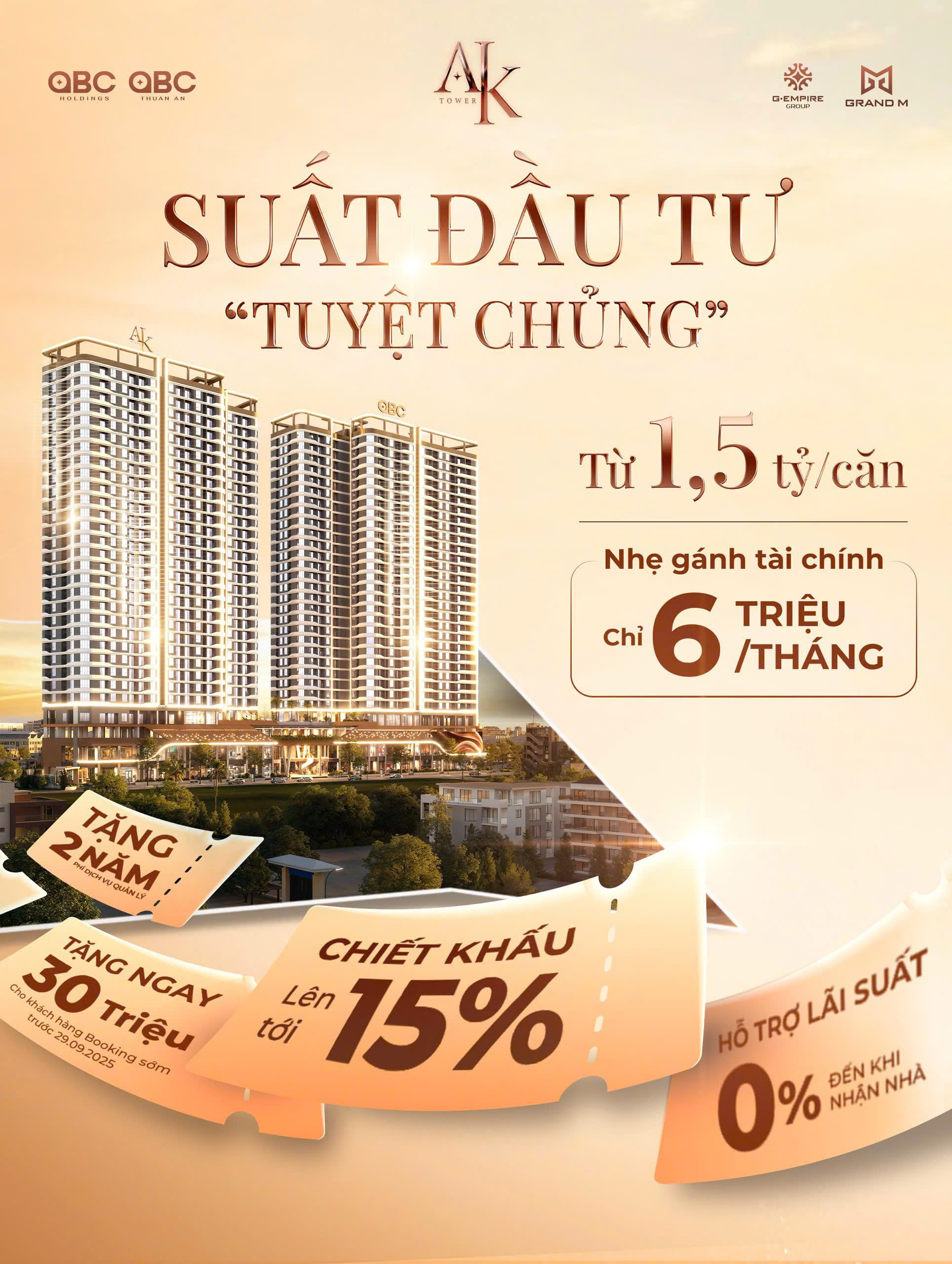 Căn Hộ AK Tower | Giá Bán, Mặt Bằng, Tiến Độ Mới Nhất 2026