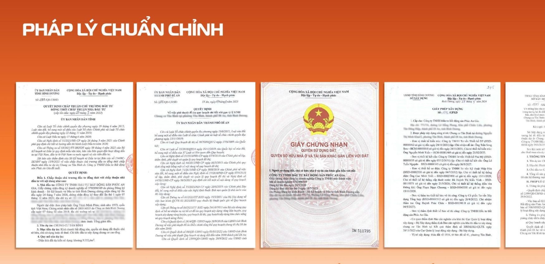 Pháp Lý Hoàn Thiện – Tiêu Chuẩn Pháp Lý Cao Nhất Cùa Dự Án