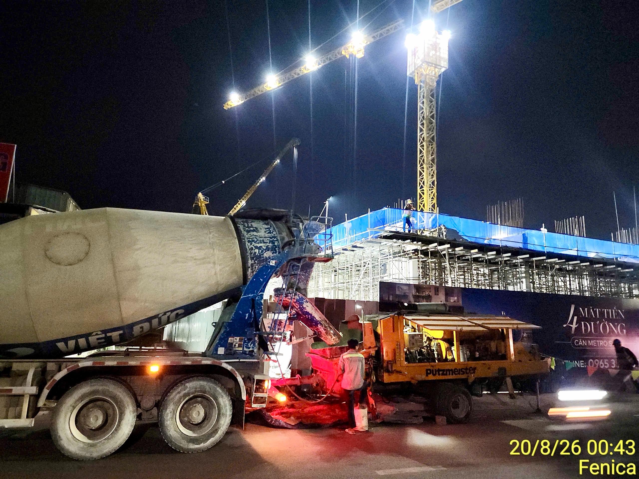 tien do du an fenica 6 Tiến độ dự án Fenica tháng 8/2026 mới nhất