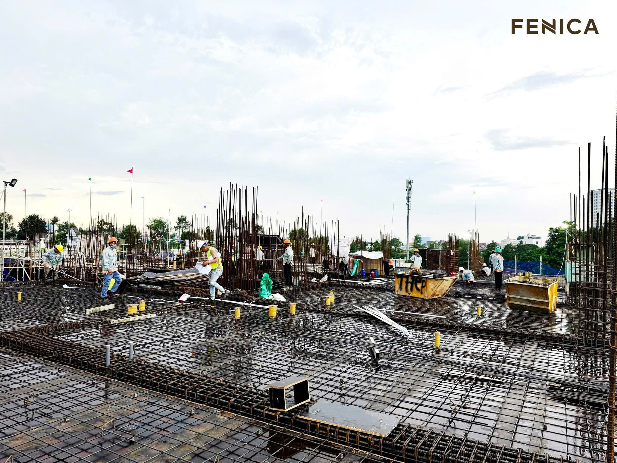 tien do xay dung du an fenica 8 Tiến độ xây dựng dự án Fenica mới nhất tháng 9/2026